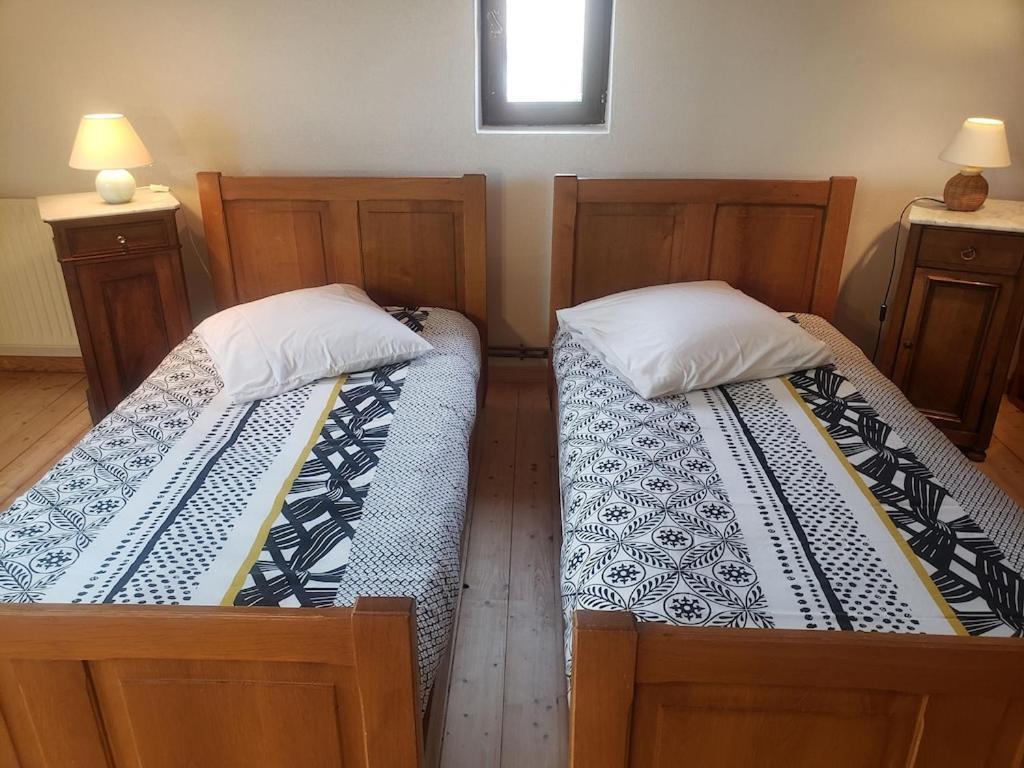 Gite Au Petit Ruisseau-Etage Et Combles-Maison Alsacienne 4 Personnes 4 Nuitees Minimum Langensoultzbach Eksteriør billede