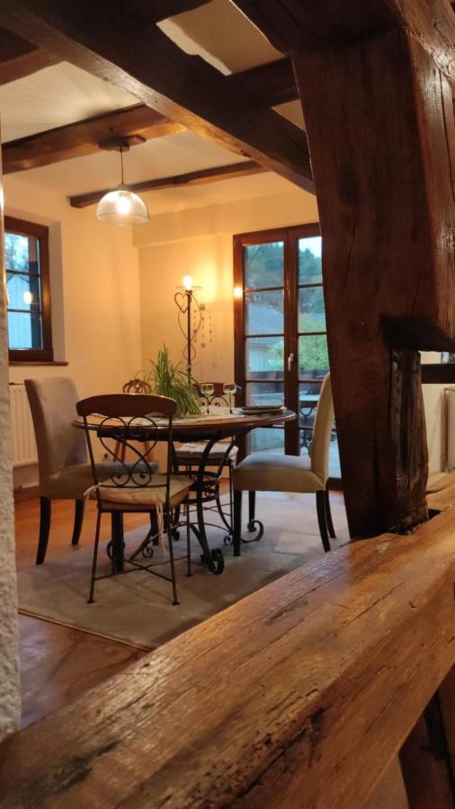 Gite Au Petit Ruisseau-Etage Et Combles-Maison Alsacienne 4 Personnes 4 Nuitees Minimum Langensoultzbach Eksteriør billede